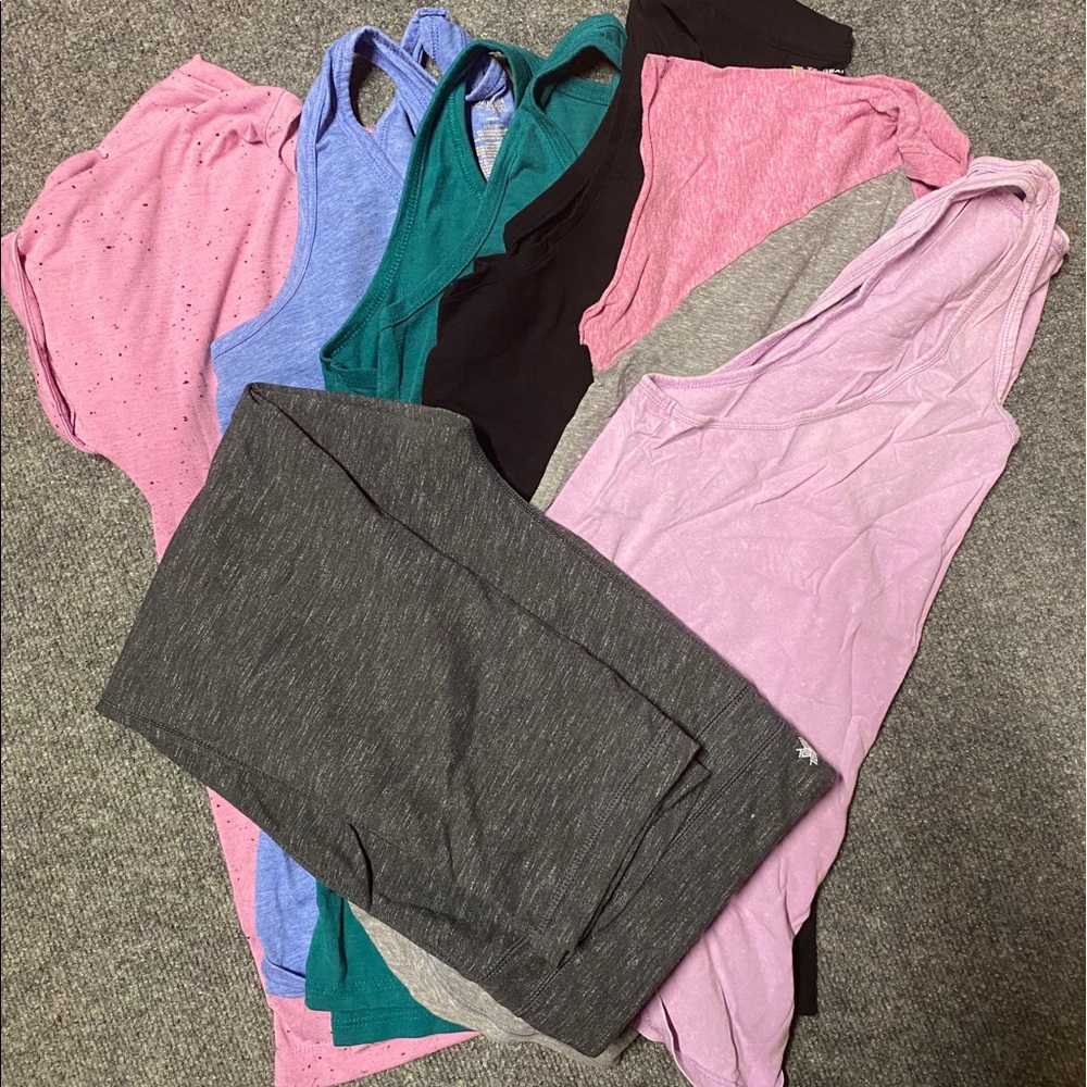 Lot of women’s workout tops